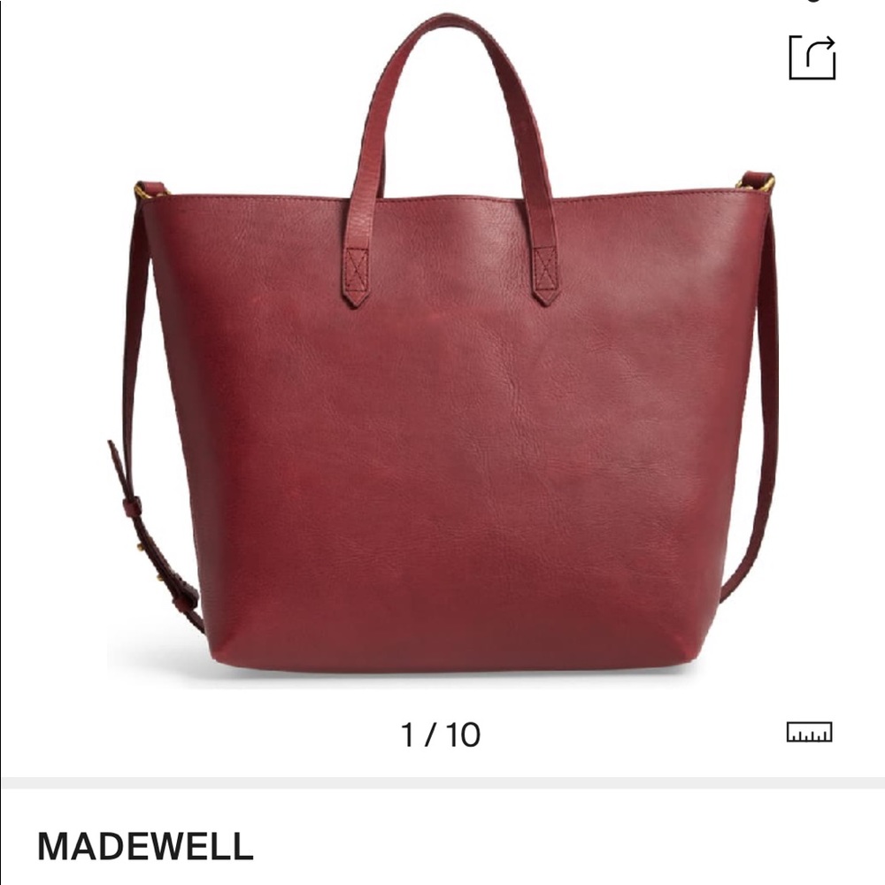 NEVER USED Madewell Zip Top transport carryall